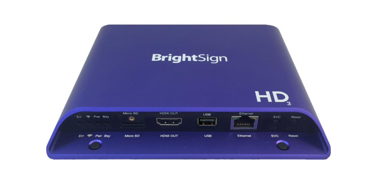 Brightsign HD1023 Full HD Expanded I/O HTML5 Player