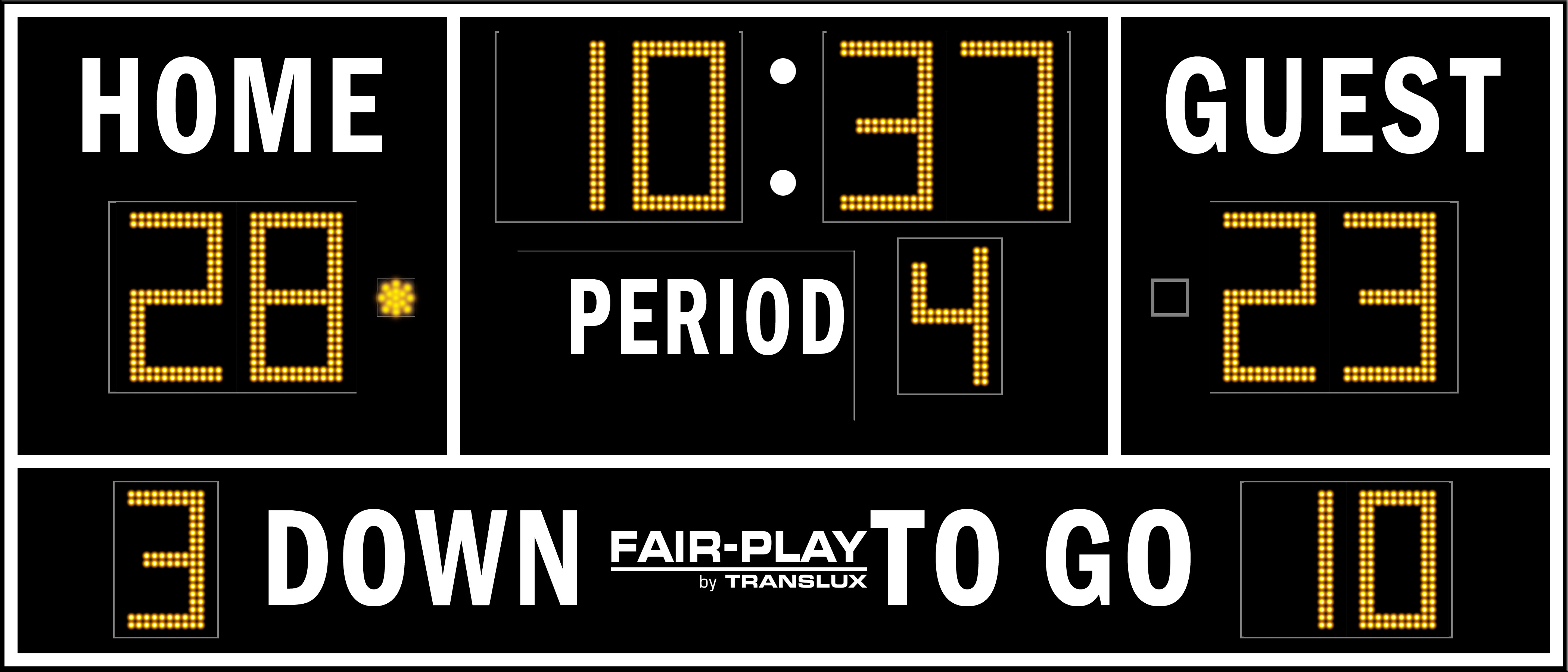 Fair-Play BB-1500-4 Basketball Scoreboard