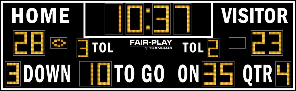 Fair-Play SC-1768-2 Soccer Scoreboard (8' x 16')