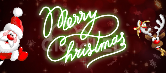 Merry Christmas LED Sign Animation Graphics Olympian LED