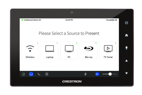 Crestron TSW-760-B-S Black, Smooth 7